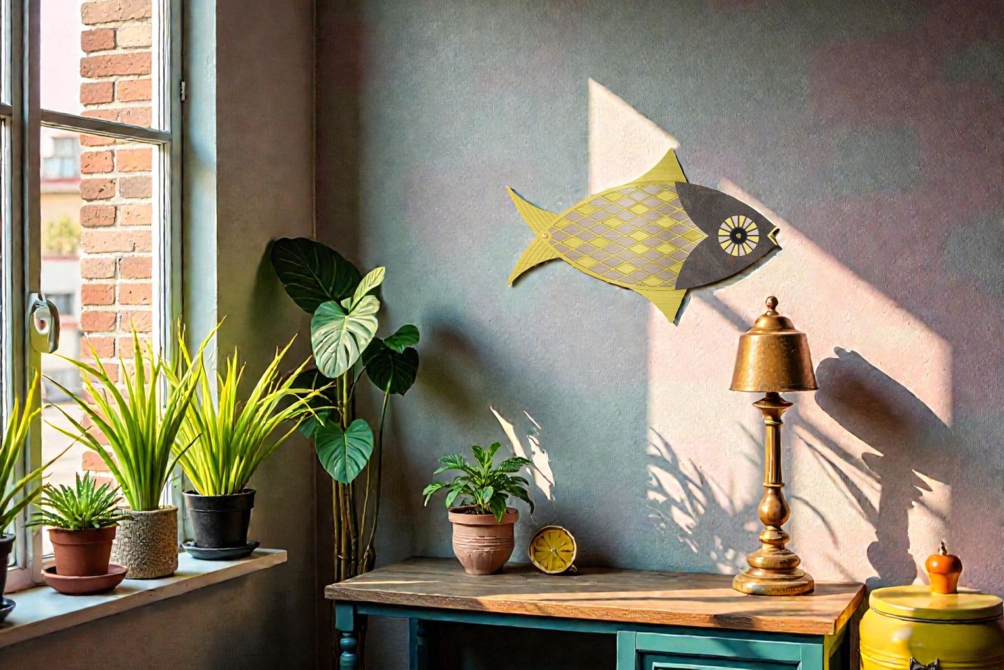 Lucky Fish Fischmaske Gold Umasqu EINZELSTÜCK