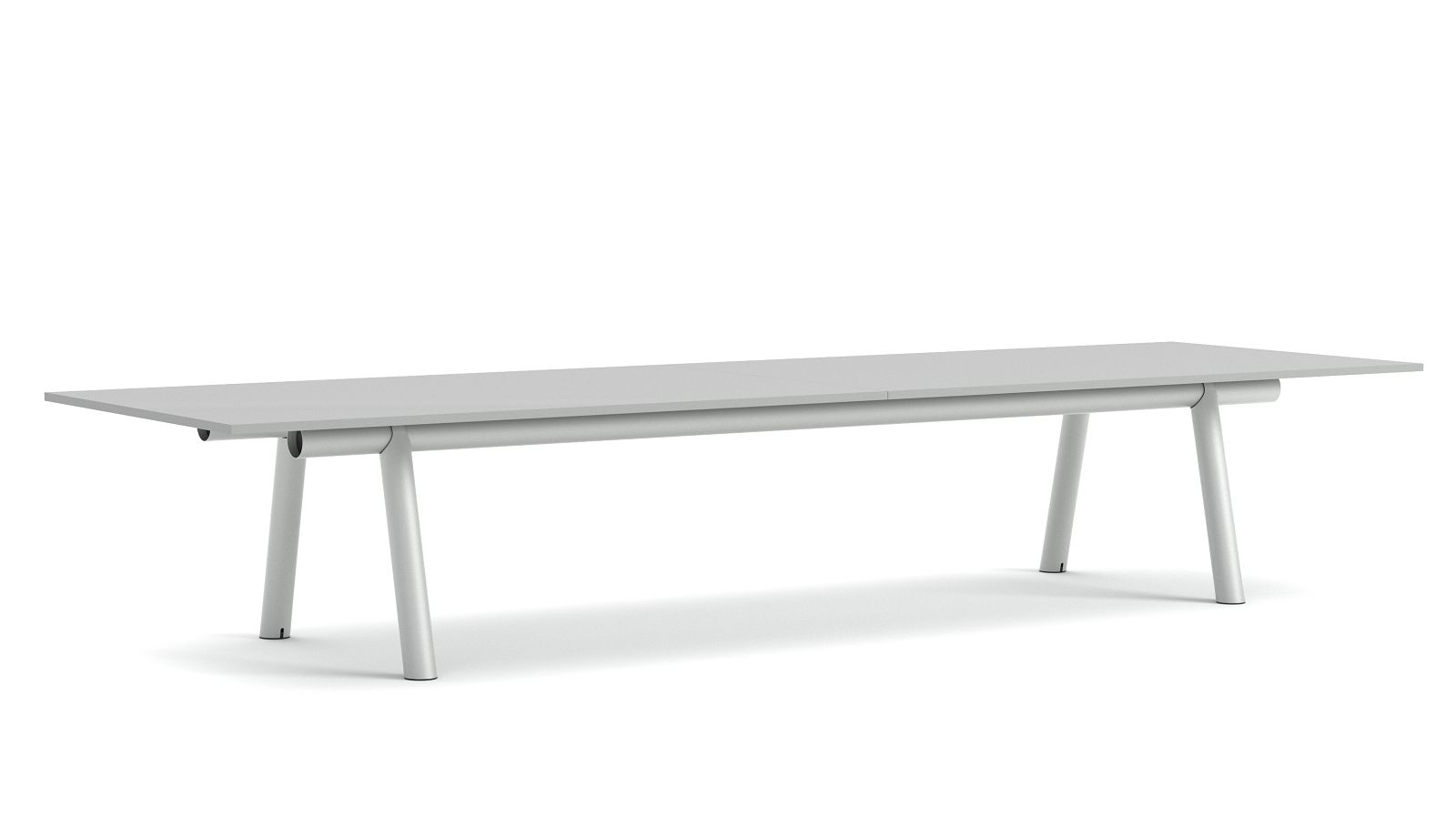 Heller Boa Table Tisch von Hay, ein moderner Konferenztisch für Büros und Besprechungsräume.