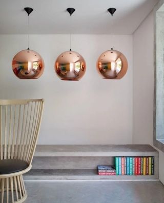 Copper Round LED Pendelleuchte Tom Dixon