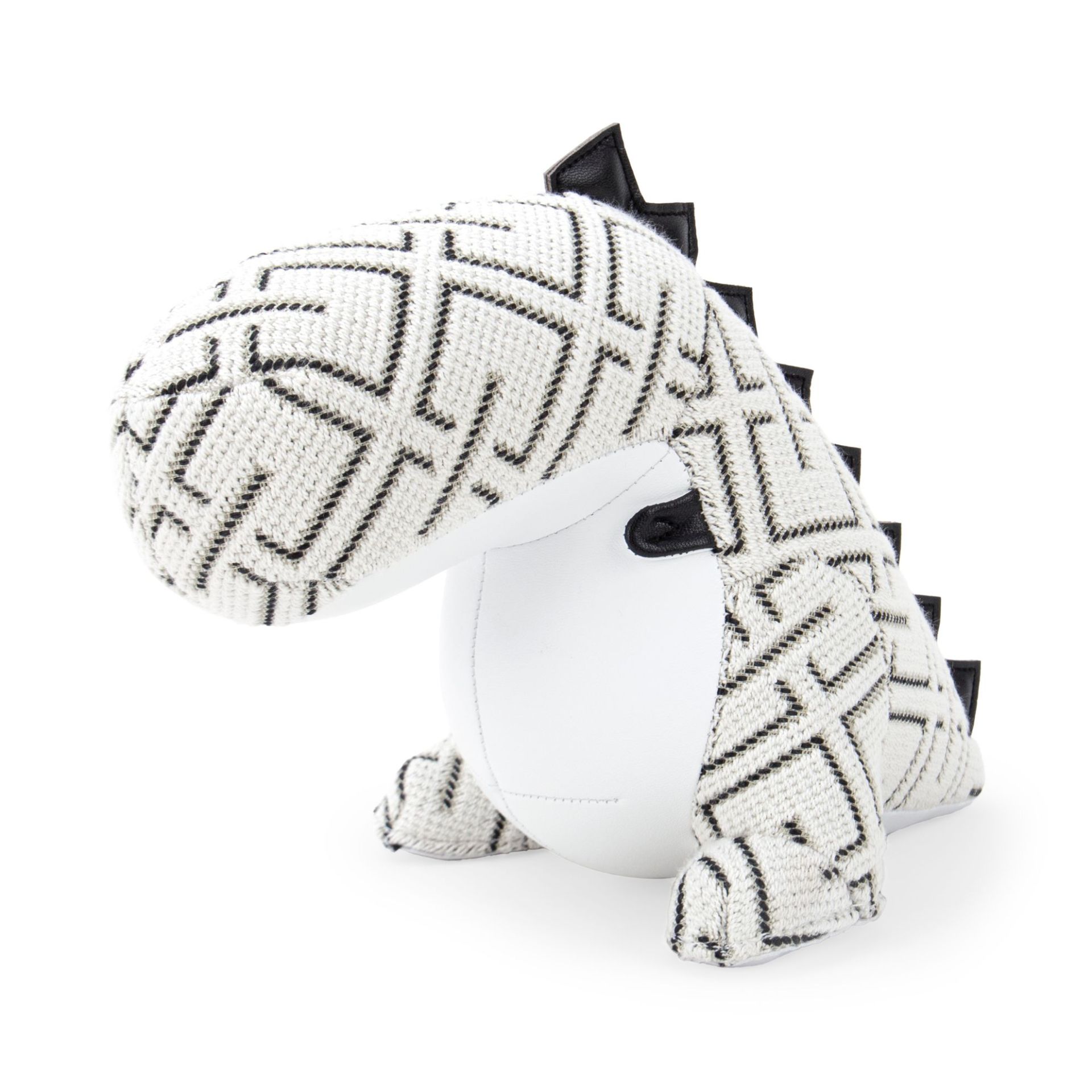 Buchstütze Dinosaurier Bobo Grid Weiß Züny x KVADRAT