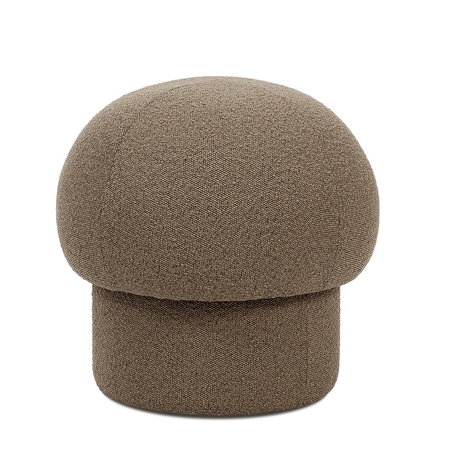Uno Pouf Hocker 50 cm von Design House Stockholm in Braun, moderner Sitzhocker.