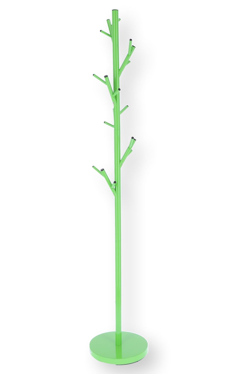 Grüner Tree Kleiderständer von Jan Kurtz, moderner Garderobenständer in Baumform für Flur und Diele.