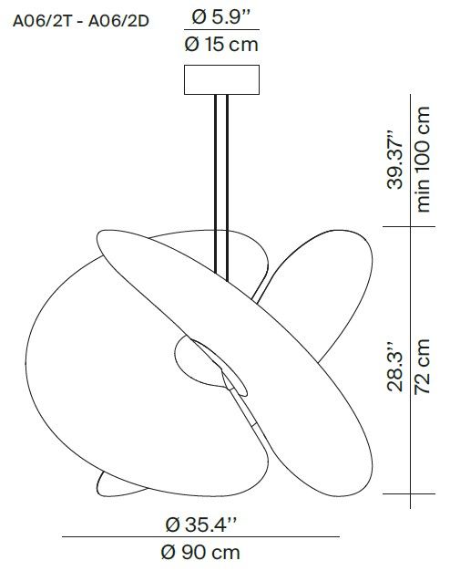 A06 2 Levante Pendelleuchte Luceplan