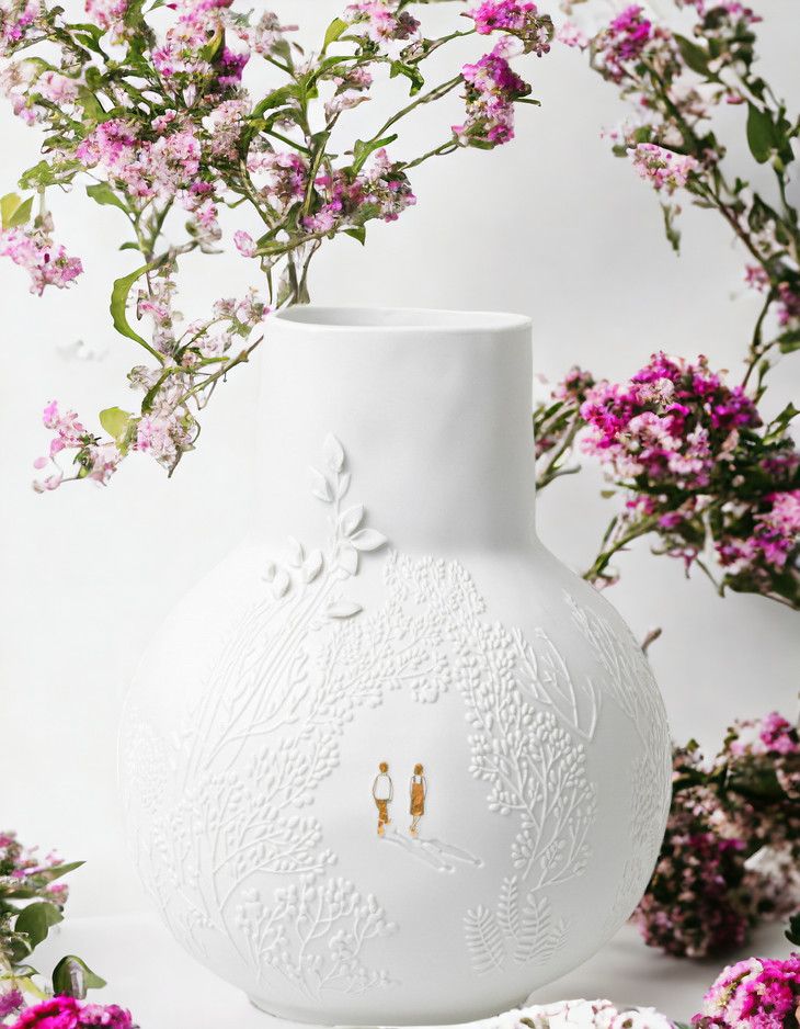 BG dankbar Vase Parkspaziergang Räder