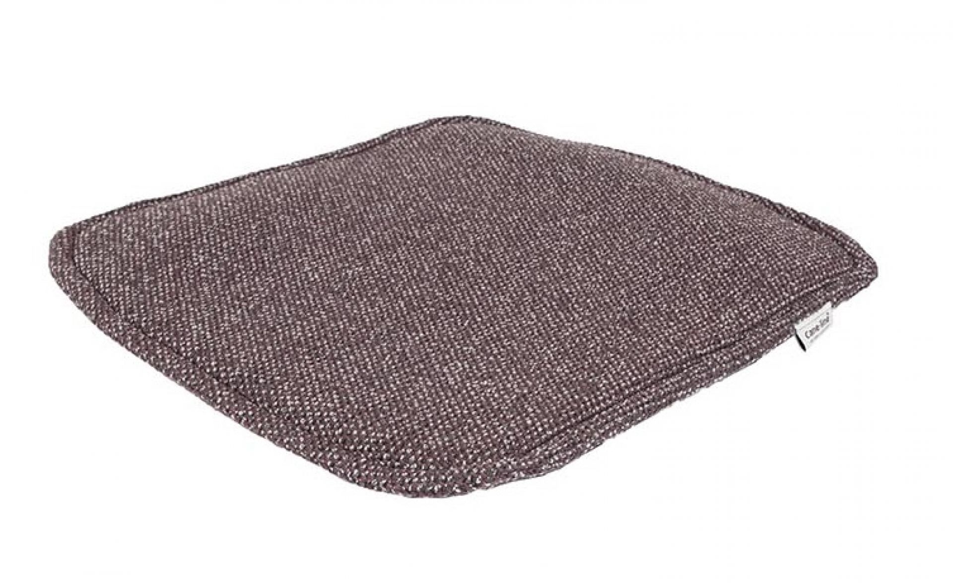 Cane-Line Vibe Kissen, Outdoor Sitzkissen für Sessel, dunkles Bordeaux, quadratisch, wetterfest und komfortabel.