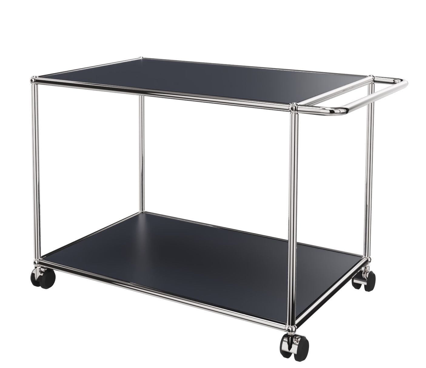 USM Haller Servierwagen mit Rollen anthrazit