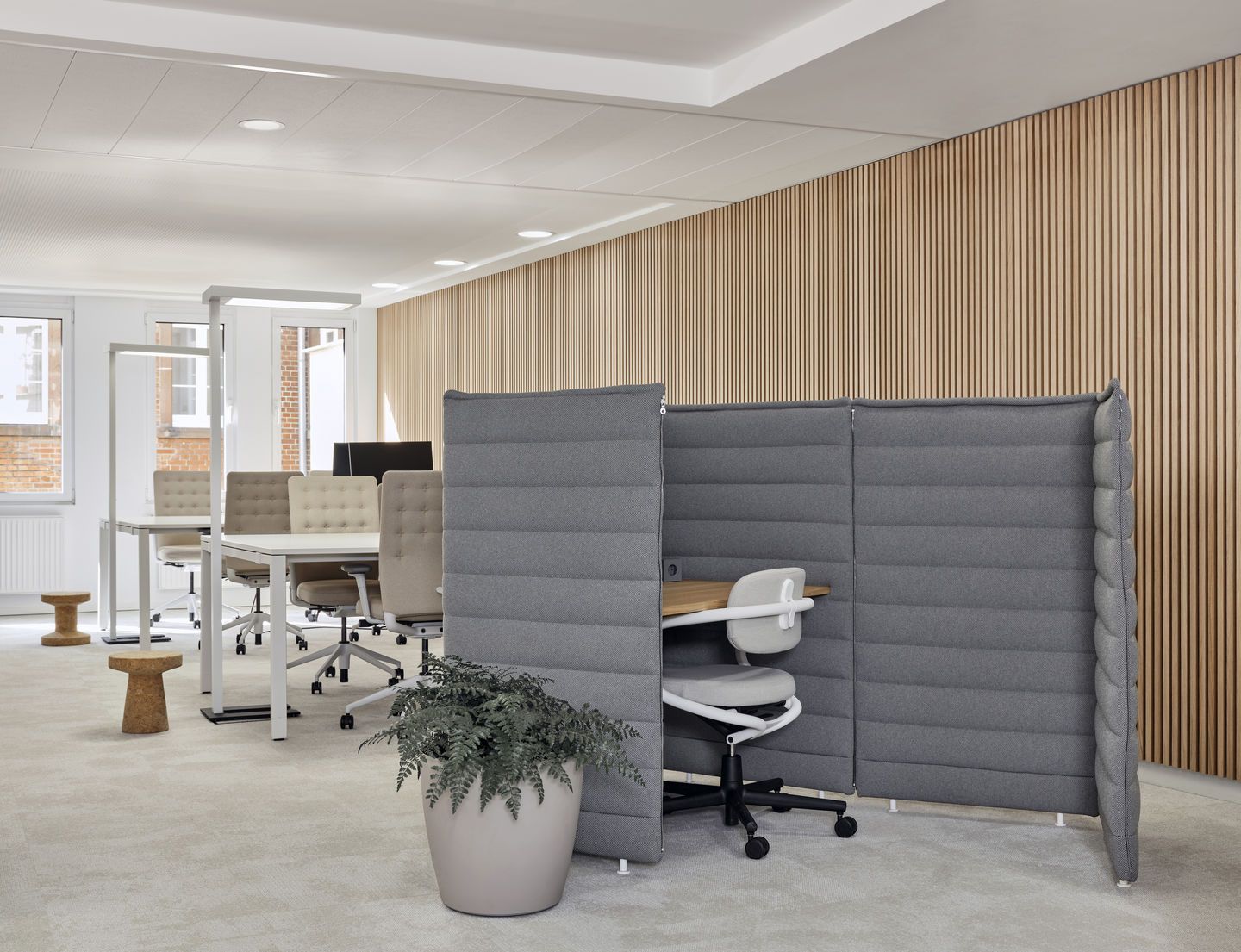 Alcove Plus Paravent 1-teilig Paravent Vitra