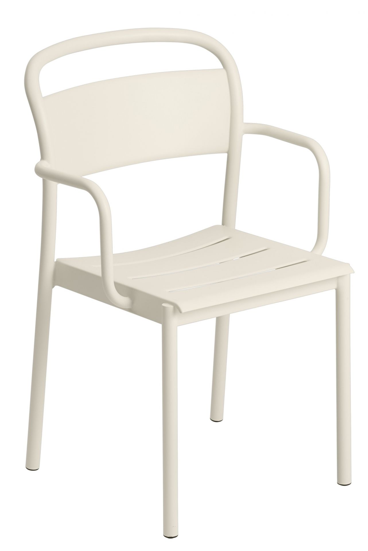 Linear Steel Armchair Outdoor Armlehnenstuhl Muuto  Grau