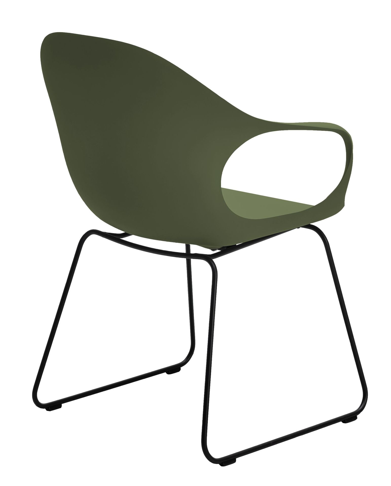 Elephantino Sessel Kufengestell Kristalia