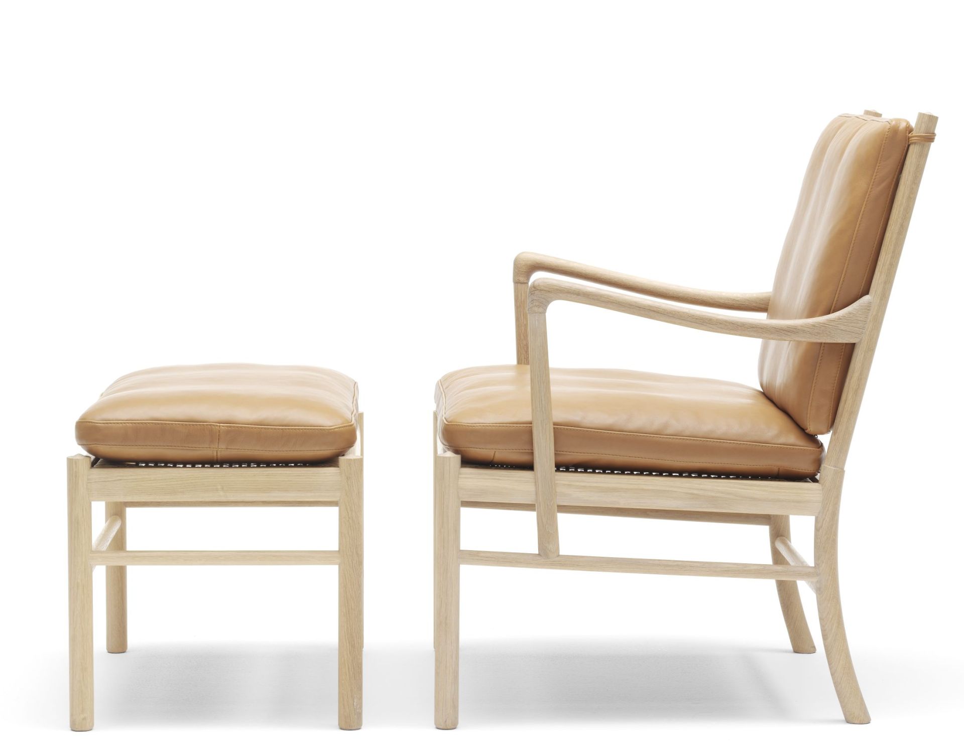 OW149F Colonial Footstool Carl Hansen & Søn