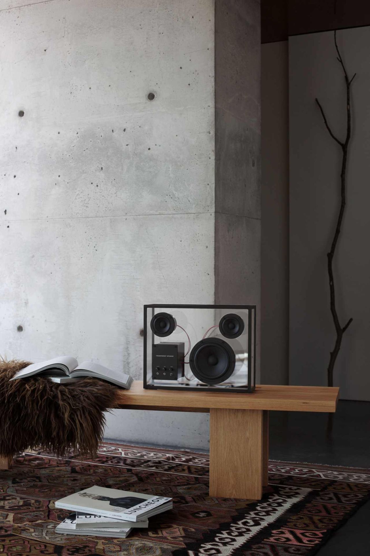 Transparenter Lautsprecher Transparent