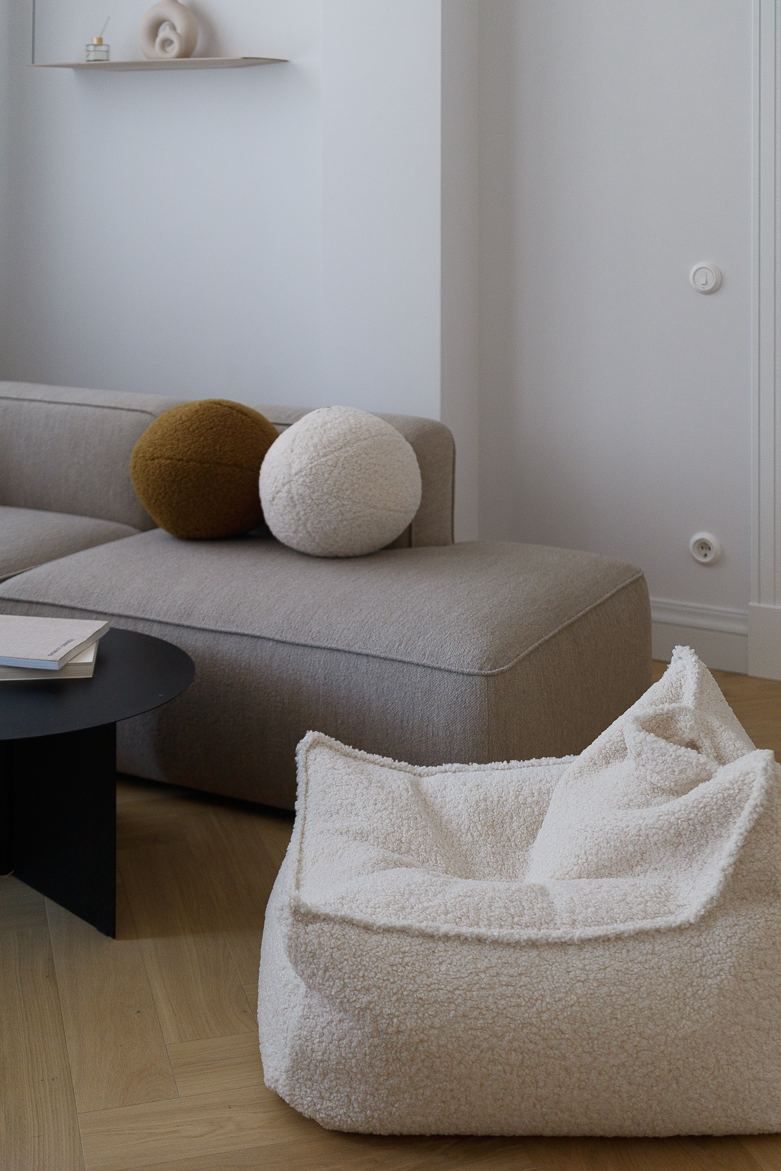 Kindersitzsack Sessel Teddystoff Wigiwama