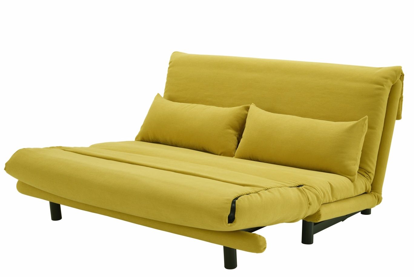 Multy First Schlafsofa in Safran von ligne roset mit Keilkissen, 3-Sitzer, modernes Design.