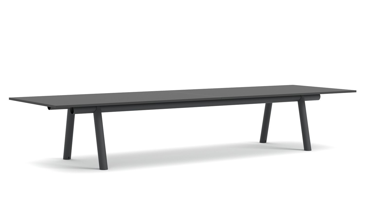 Grauer Boa Table Konferenztisch von Hay, ideal für Büros und Besprechungsräume.