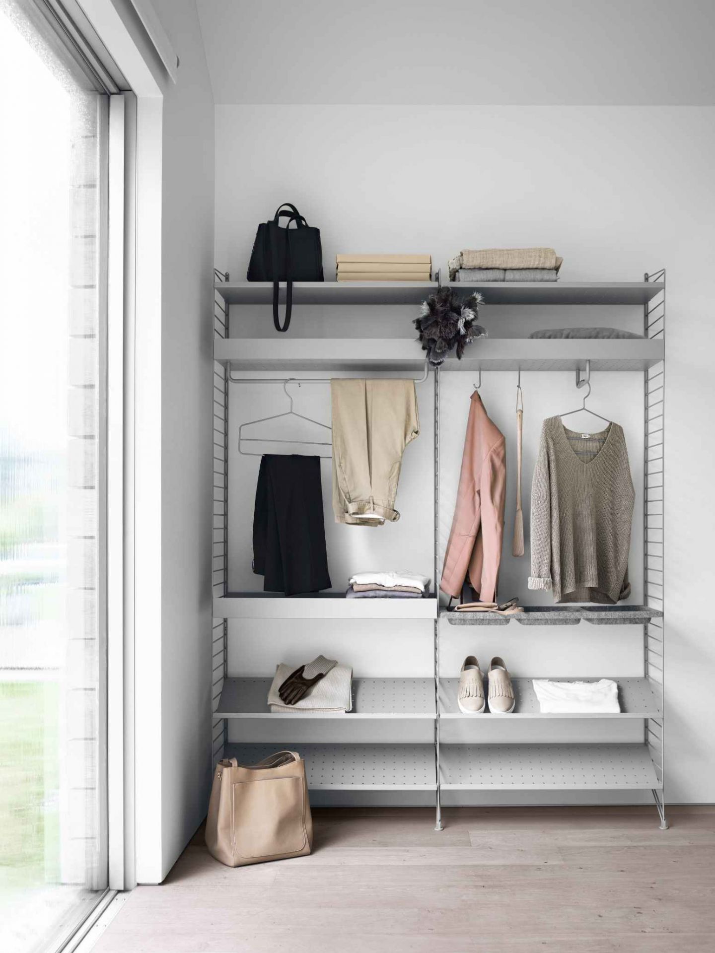 String Schlafzimmer Boden Regalsystem C String Furniture 