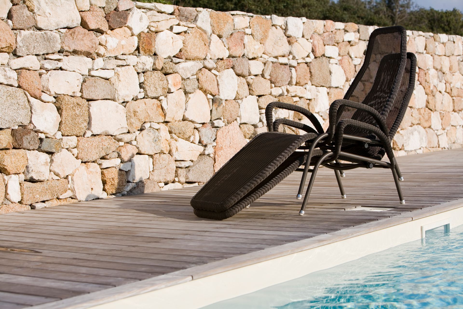 Sunrise Outdoor Sonnenliege stapelbar Cane-Line