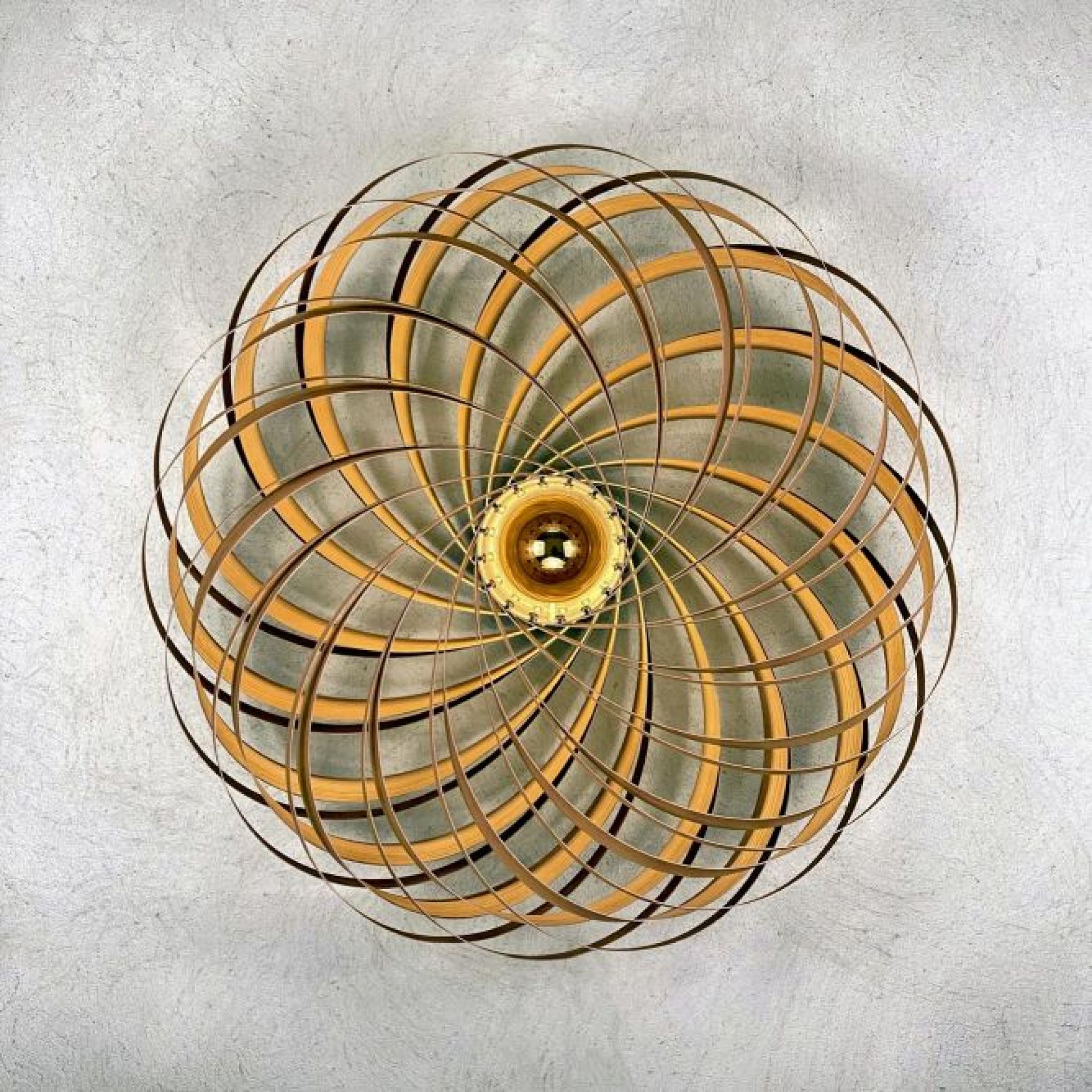 Veneria Wandleuchte aus Eiche mit spiralförmigem Design, moderne Holzlampe für stilvolle Wandbeleuchtung im Wohnzimmer.