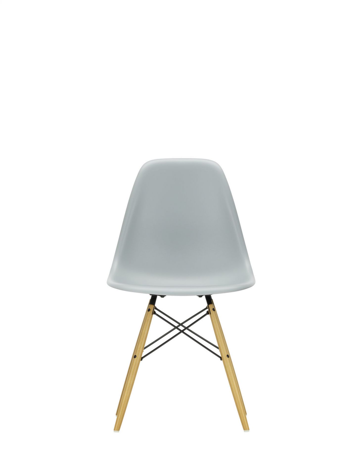 Eames Plastic Side Chair DSW Vitra Ahorn gelblich-Kieselstein