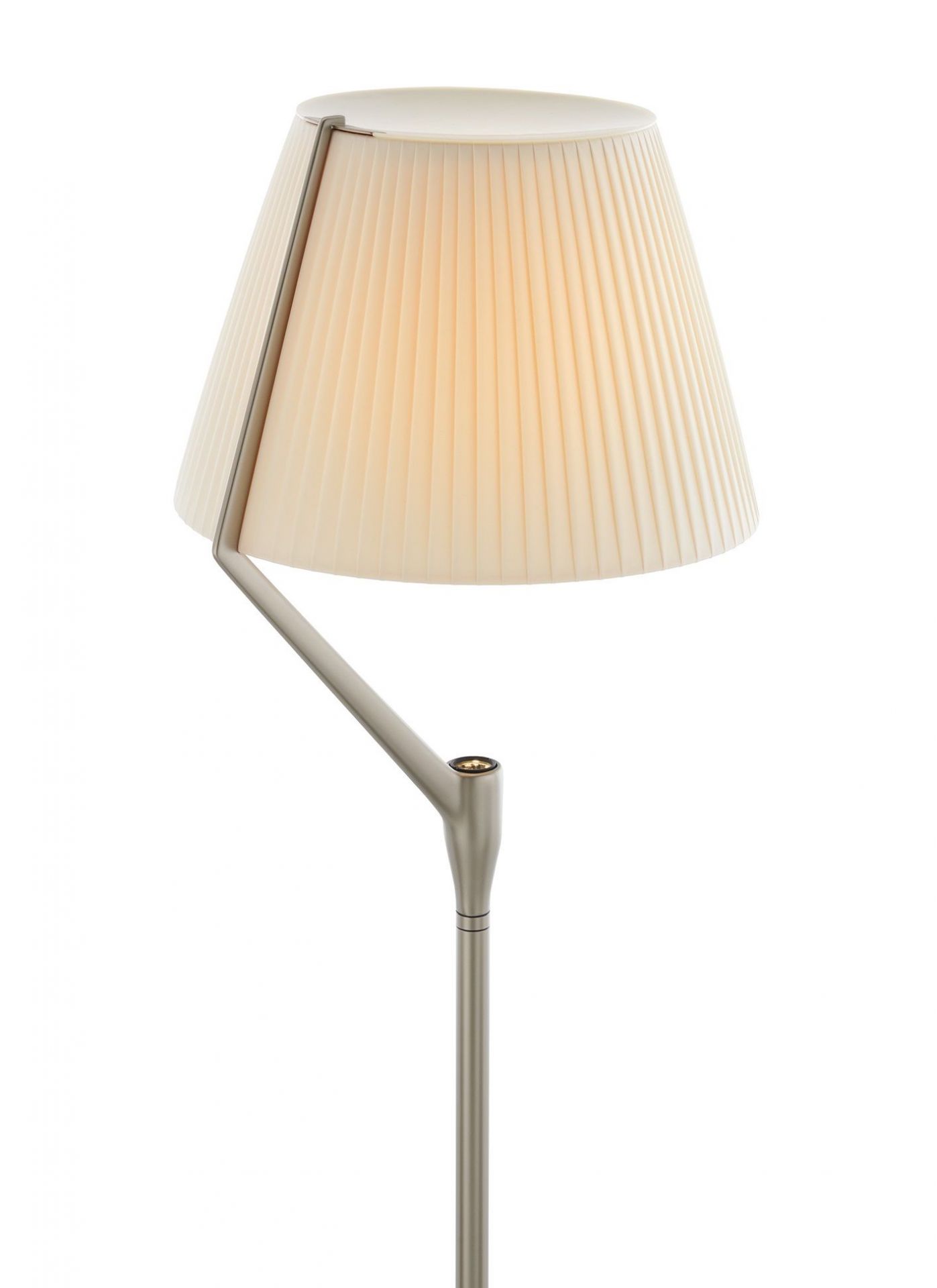 Angelo Stone Stehleuchte von Kartell mit plissiertem Lampenschirm und modernem Design. Stehlampe für Wohnzimmer.
