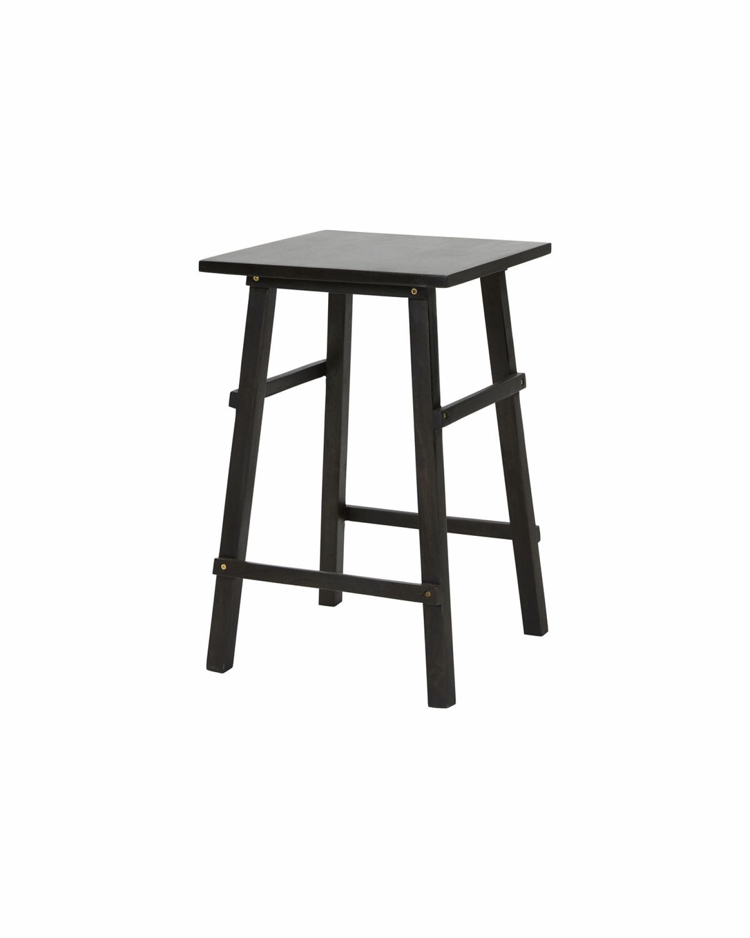 Schwarzer Laddi Beistelltisch von House Doctor, quadratische Tischplatte und minimalistisches Design für moderne Wohnräume.