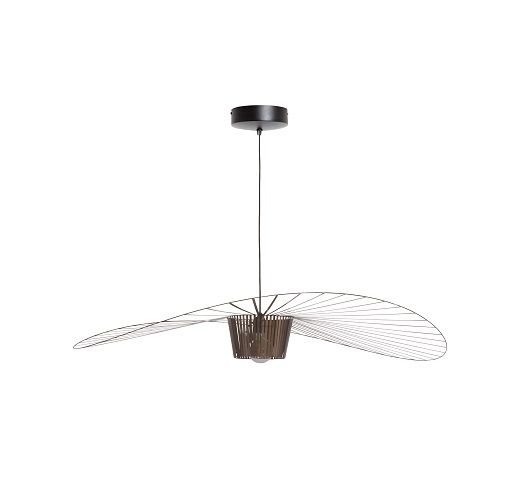 Vertigo Pendelleuchte Medium Bronze von Petite Friture, moderne Hängelampe mit filigranem Design.