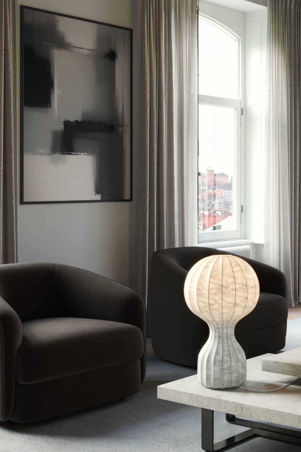 Gatto Table lamp Tischleuchte / Bodenleuchte Flos 