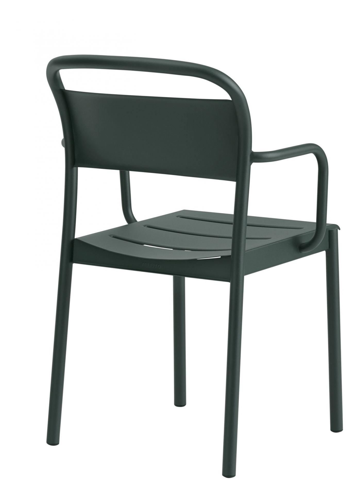 Linear Steel Armchair Outdoor Armlehnenstuhl Muuto  Grau