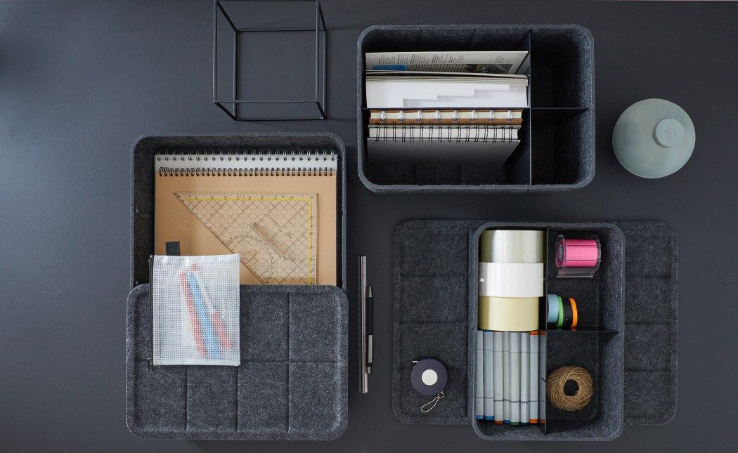 USM Haller Inos Box hoch mit Tablett