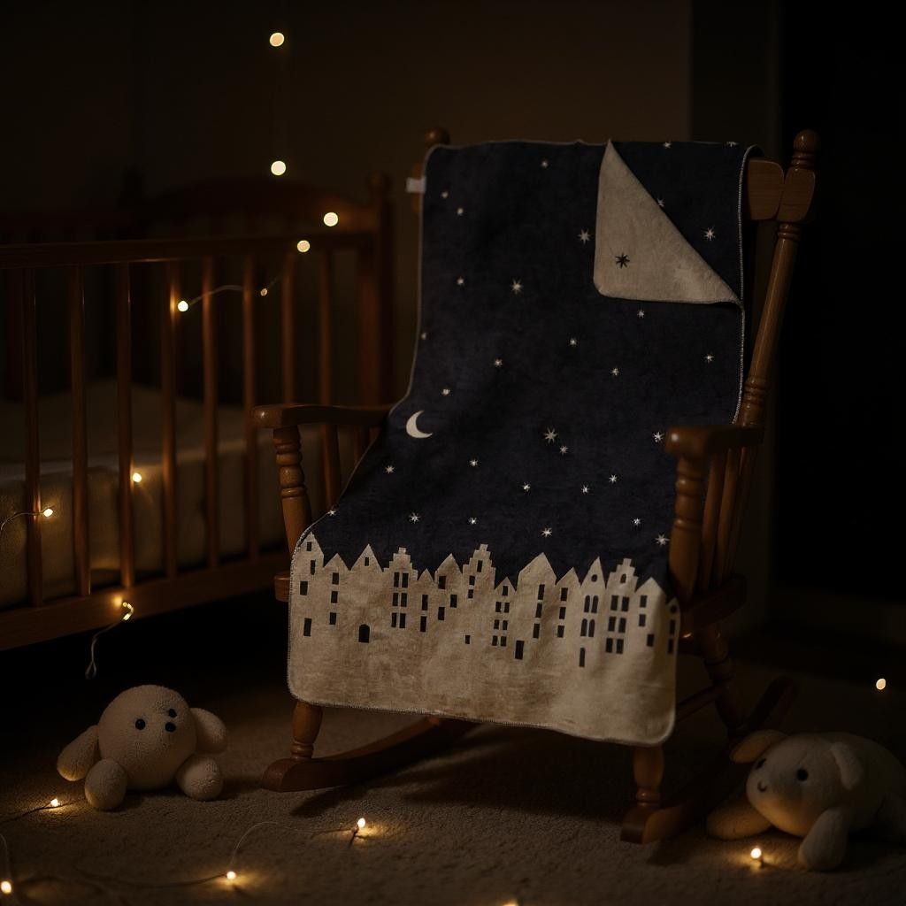 Decke Gross Winterstadt Räder