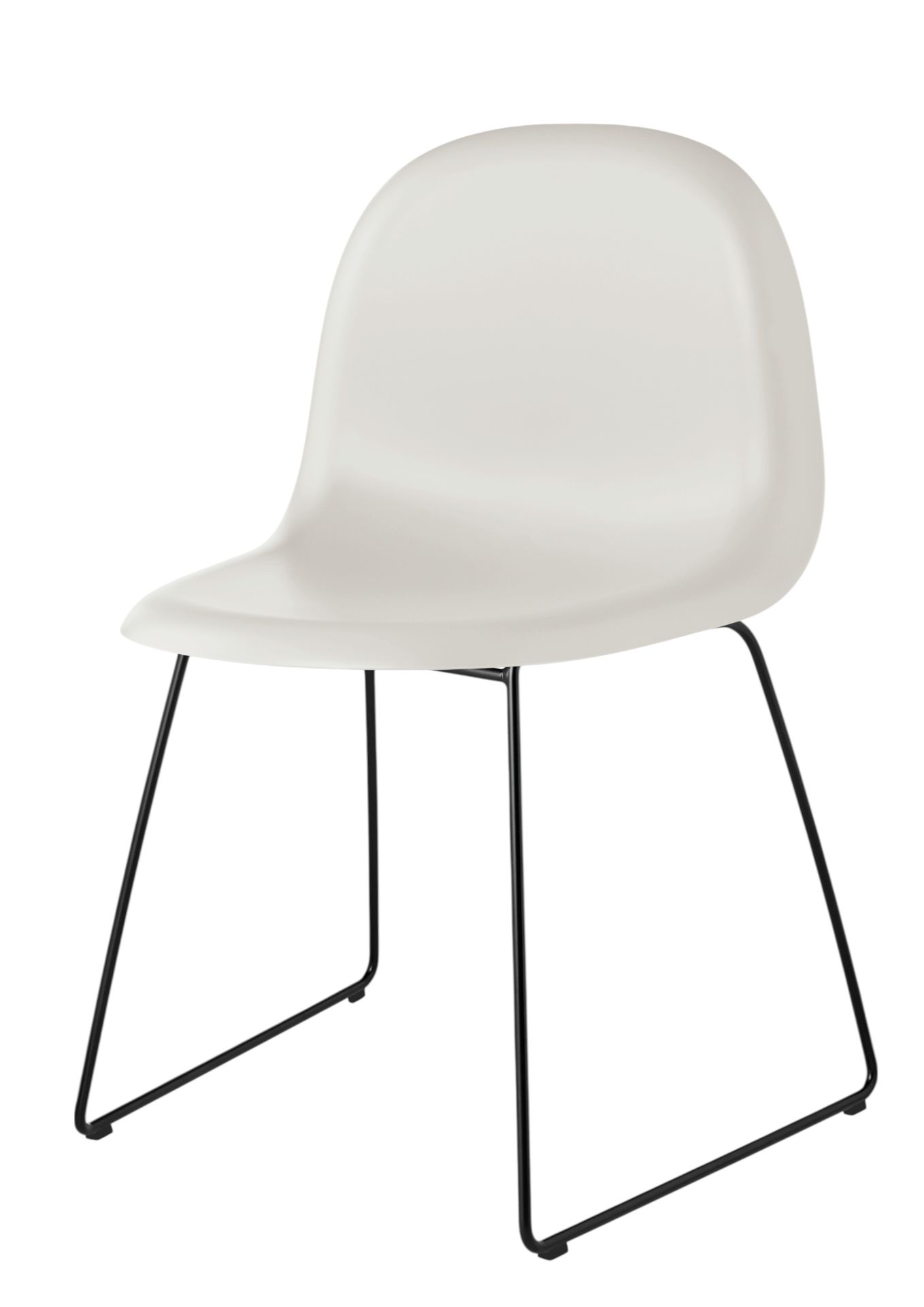 3D Esszimmerstuhl Kunststoff - Sledge base Gubi