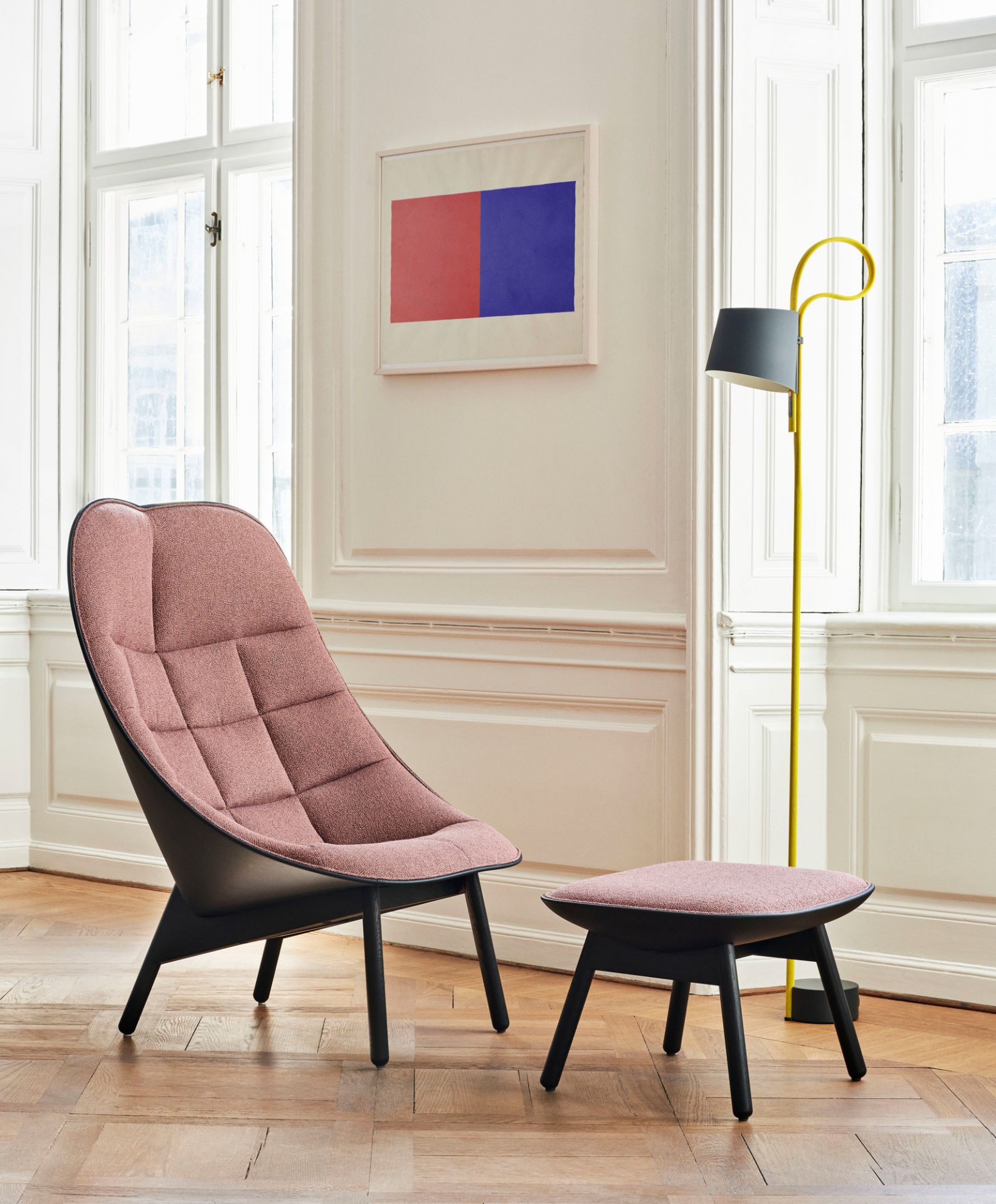 Uchiwa / Uchiwa Quilt Armchair Sessel Hay