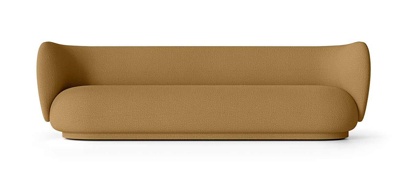 Rico Sofa 4-Sitzer Wool Bouclé Sugar Kelp Ferm Living