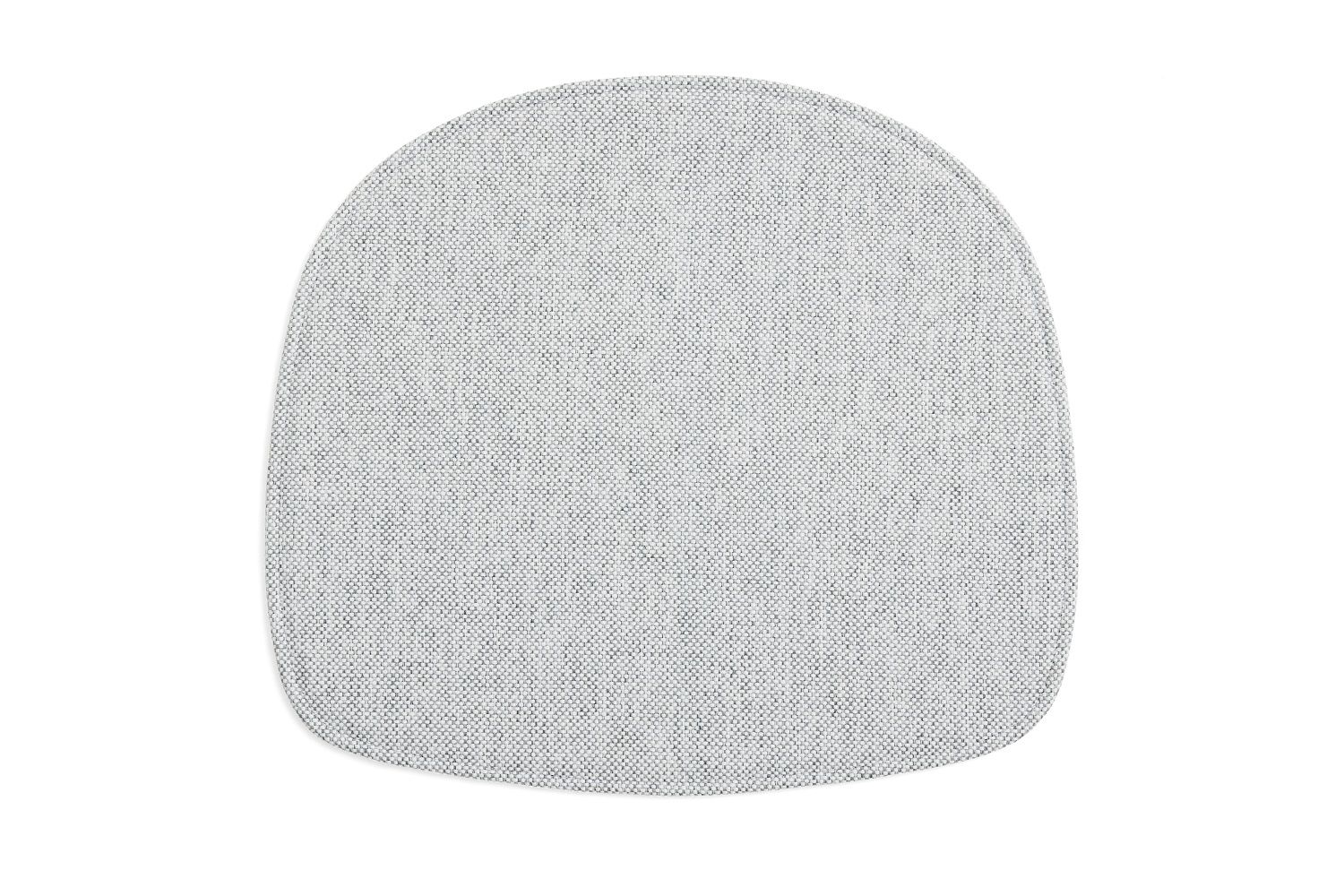 Graues Seat Pad Sitzkissen für Hay About a Stool Barhocker, Stoffstruktur, bequeme Sitzauflage.