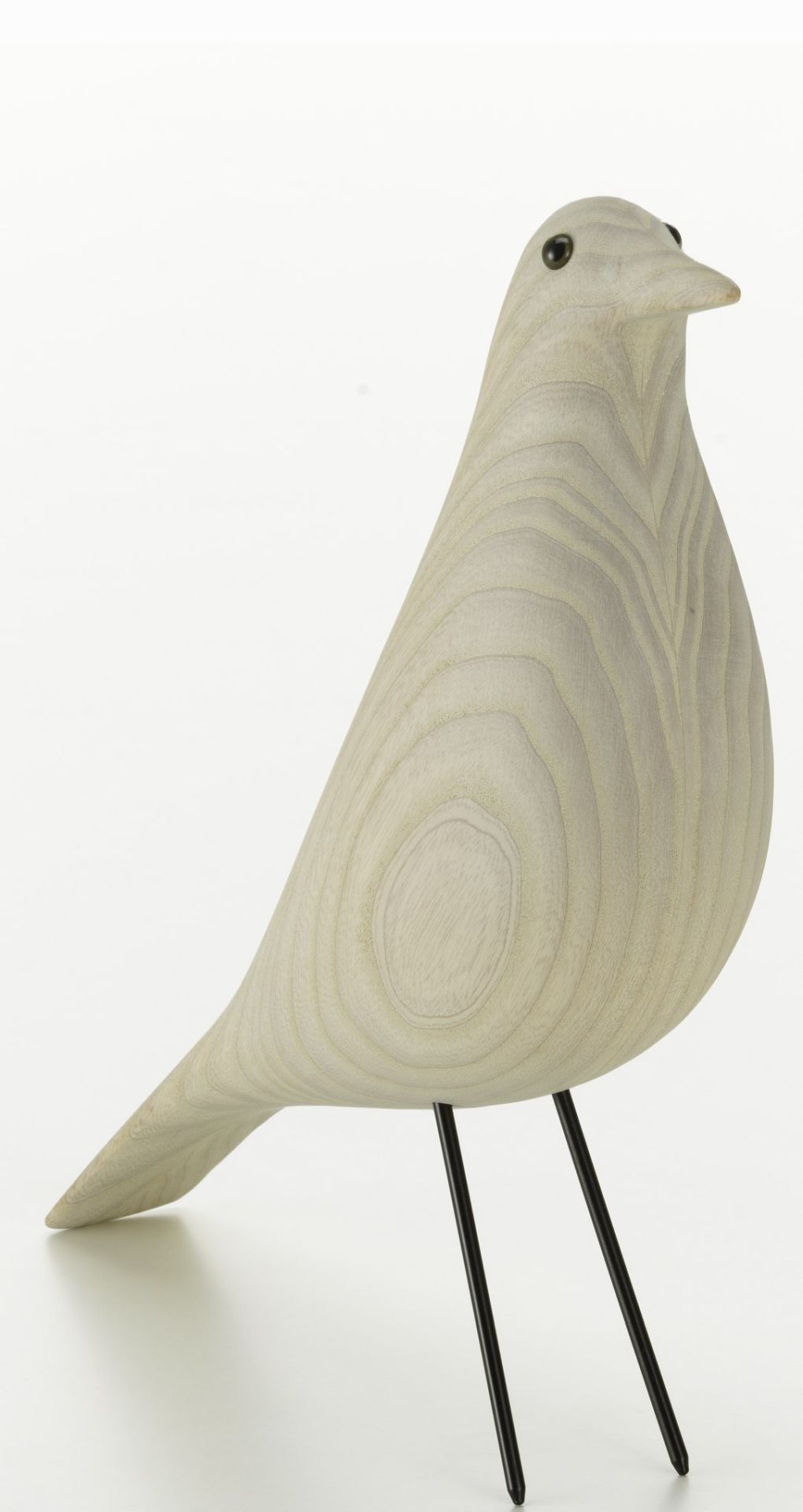 Eames House Bird Skulptur Esche weiß geölt Vitra