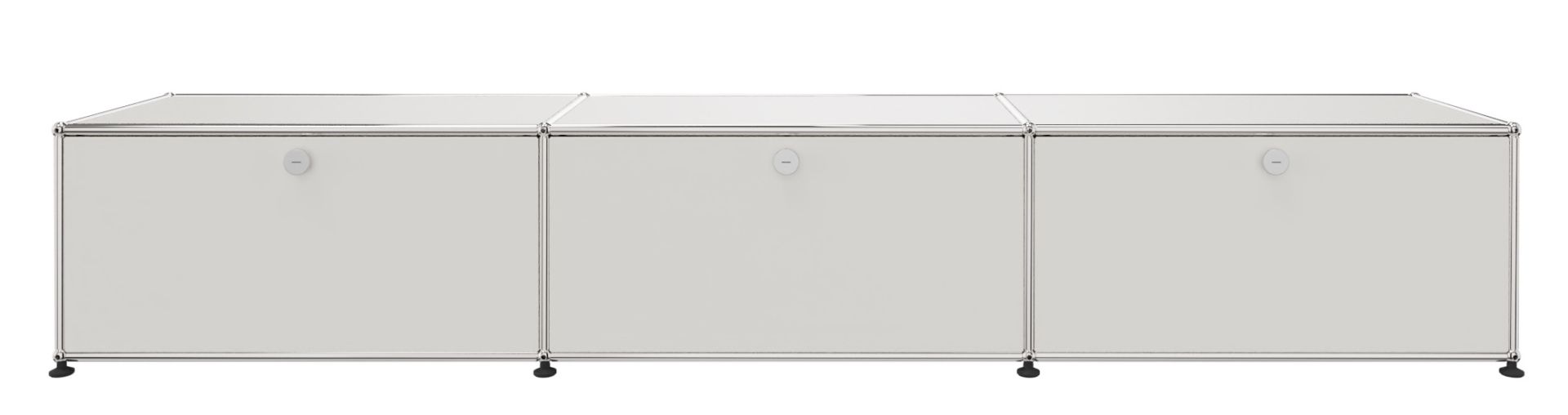 USM Haller Lowboard 3 Klappen Reinweiß - FAST DELIVERY