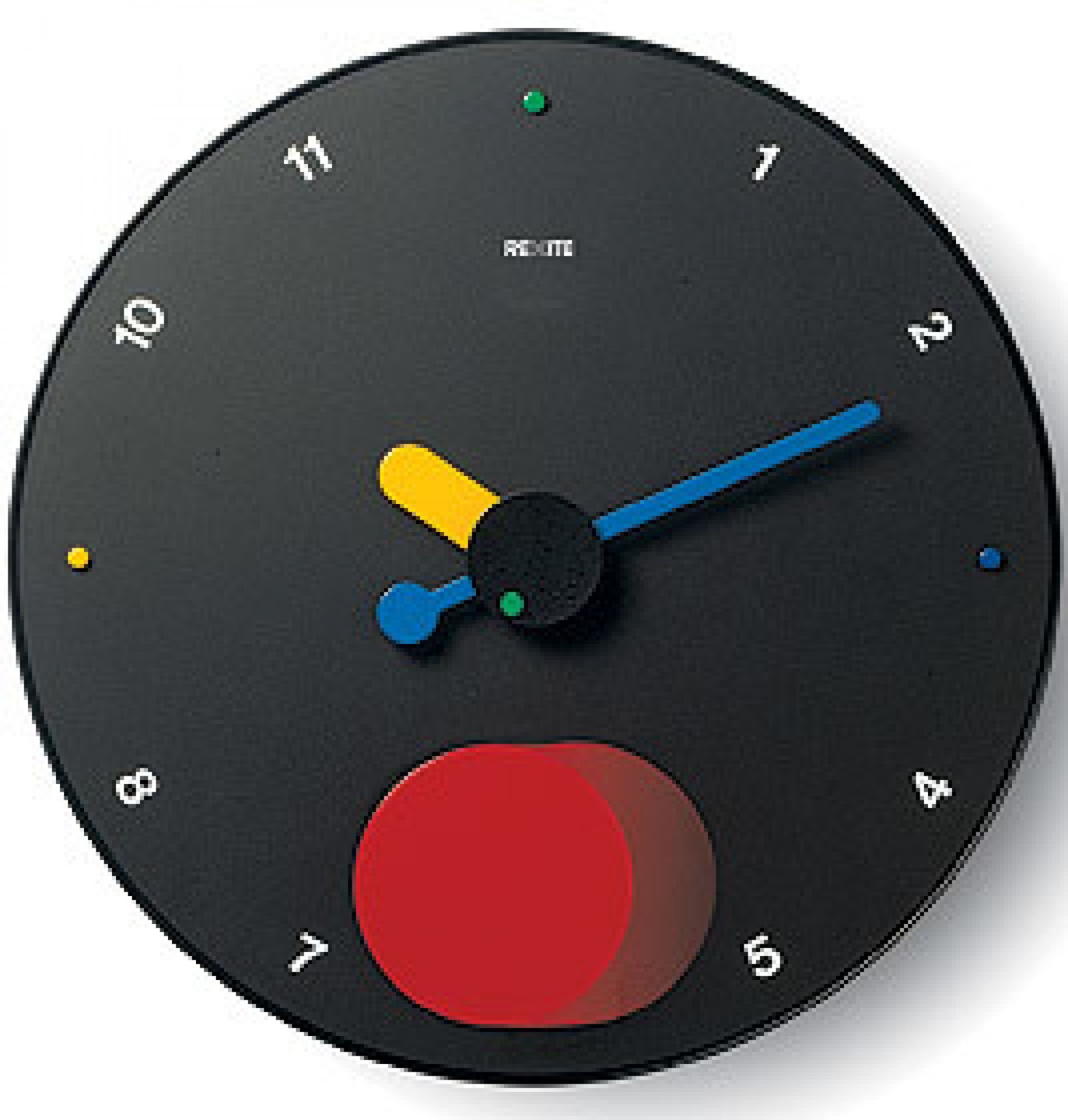 Uhrwerk für Contrattempo Rexite Design Wanduhr, Ersatzteil für defekte Uhren, präzises Uhrwerk für zuverlässige Zeitanzeige.