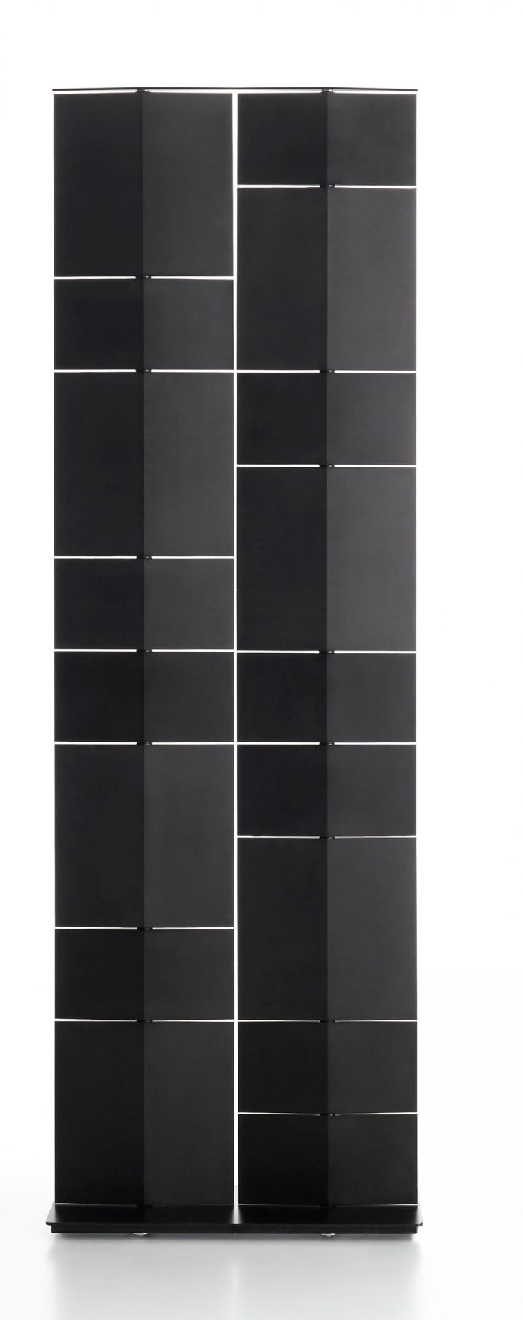 Schwarzer Divide It Raumteiler von MDF Italia, zwei Module, modernes Design zur flexiblen Raumgestaltung.