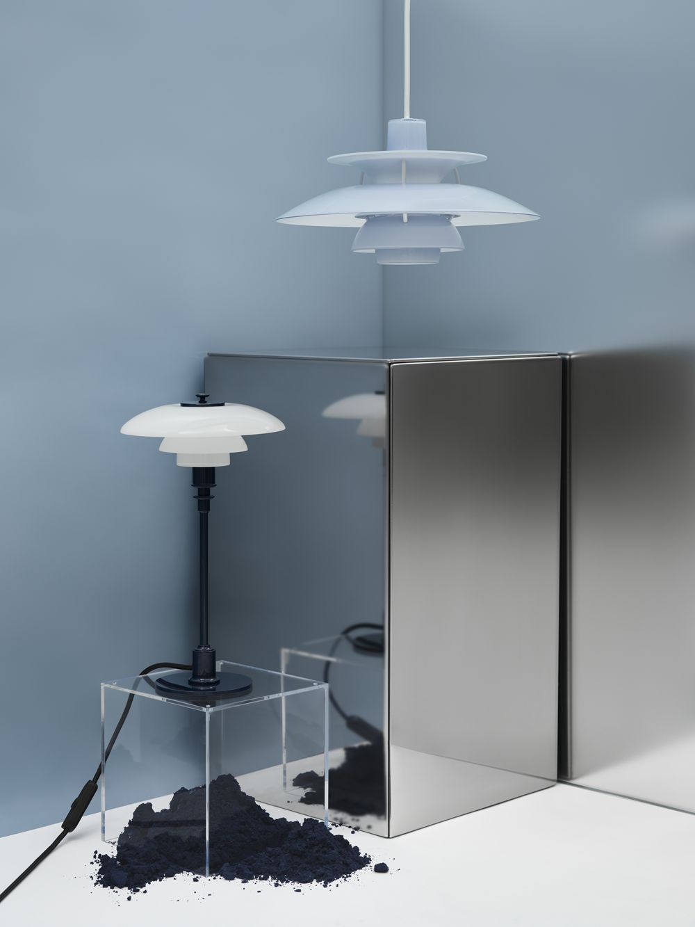 PH 3/2 Table lamp Tischleuchte Glossy Louis Poulsen