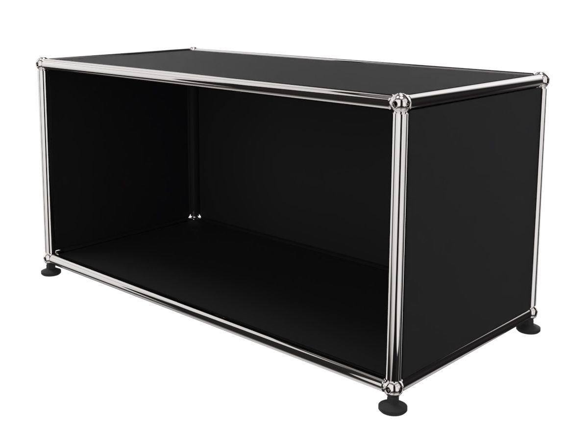 USM Haller Lowboard Offen Graphitschwarz - FAST DELIVERY