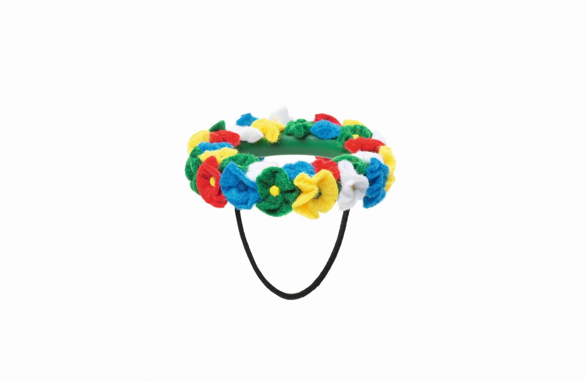 Mittsommer Kranz für Kay Bojesen Holzfiguren, bunter Blumenschmuck für die beliebten Holztiere.