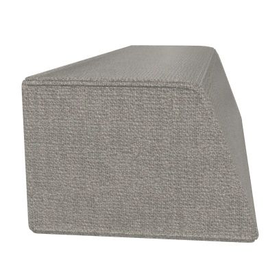 Graues Trio Rückenelement für ein modulares Sofa von Cor, Stoffbezug in Nahaufnahme.