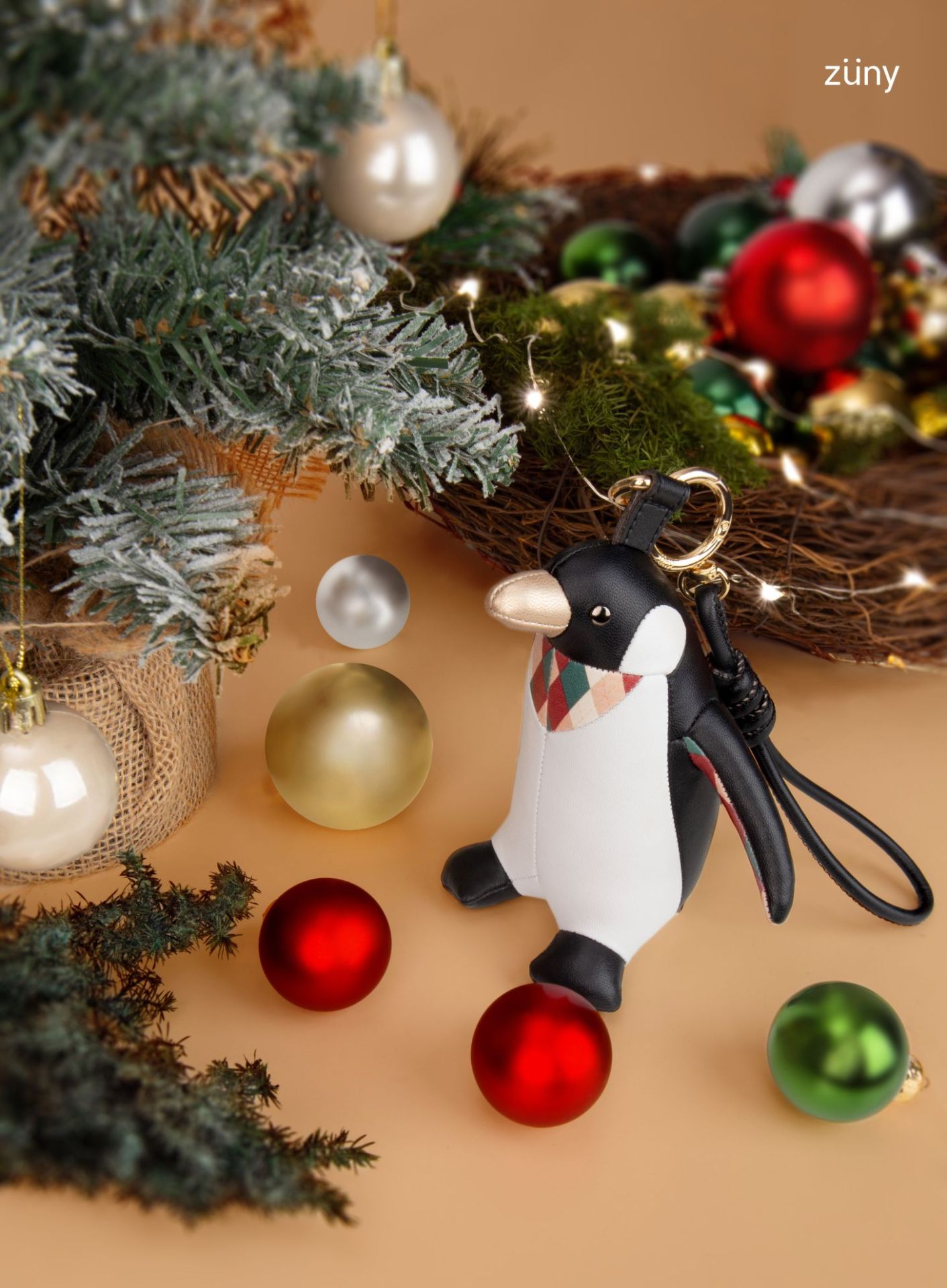 Bag Charm Taschenanhänger Pinguin Züny