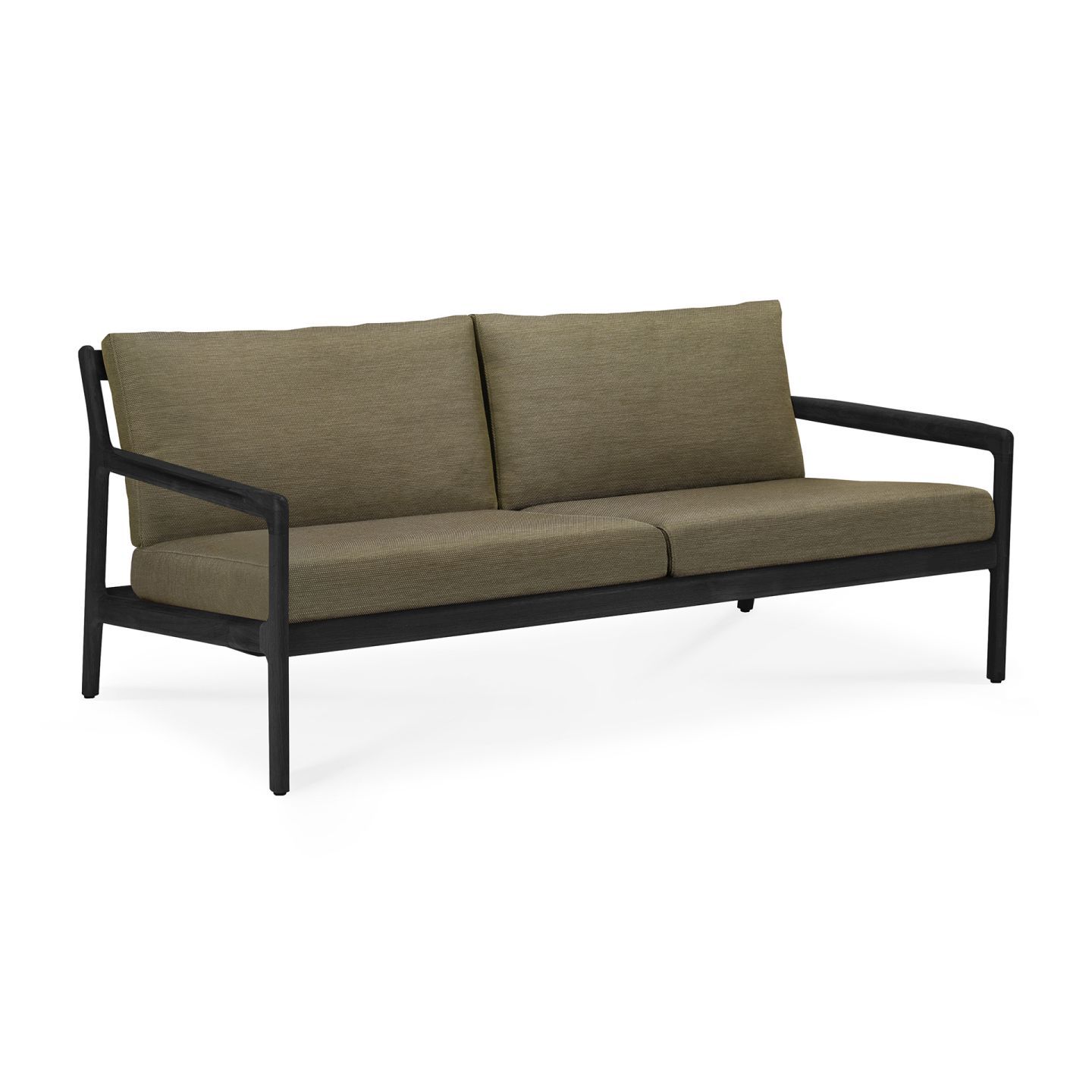 Jack Outdoor 2- Sitzer Sofa Teak Schwarz lackiert Ethnicraft