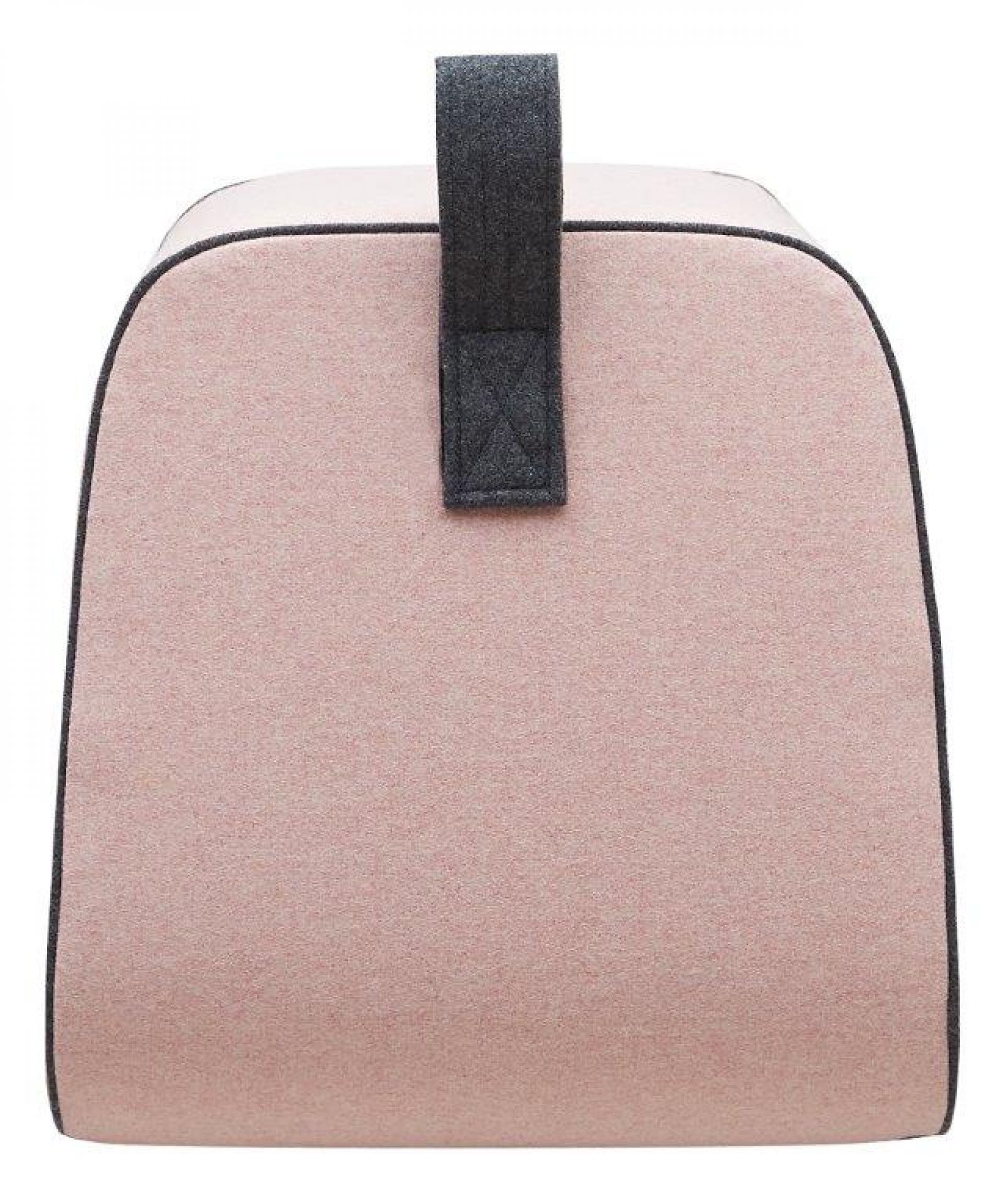 Nector Hocker: Rosa Sitzhocker mit Tragegriff, ideal als Fußhocker oder Sitzgelegenheit.