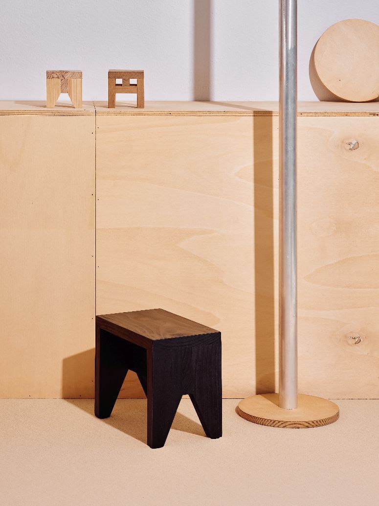 Manolito Stool Short Small Hocker Hay