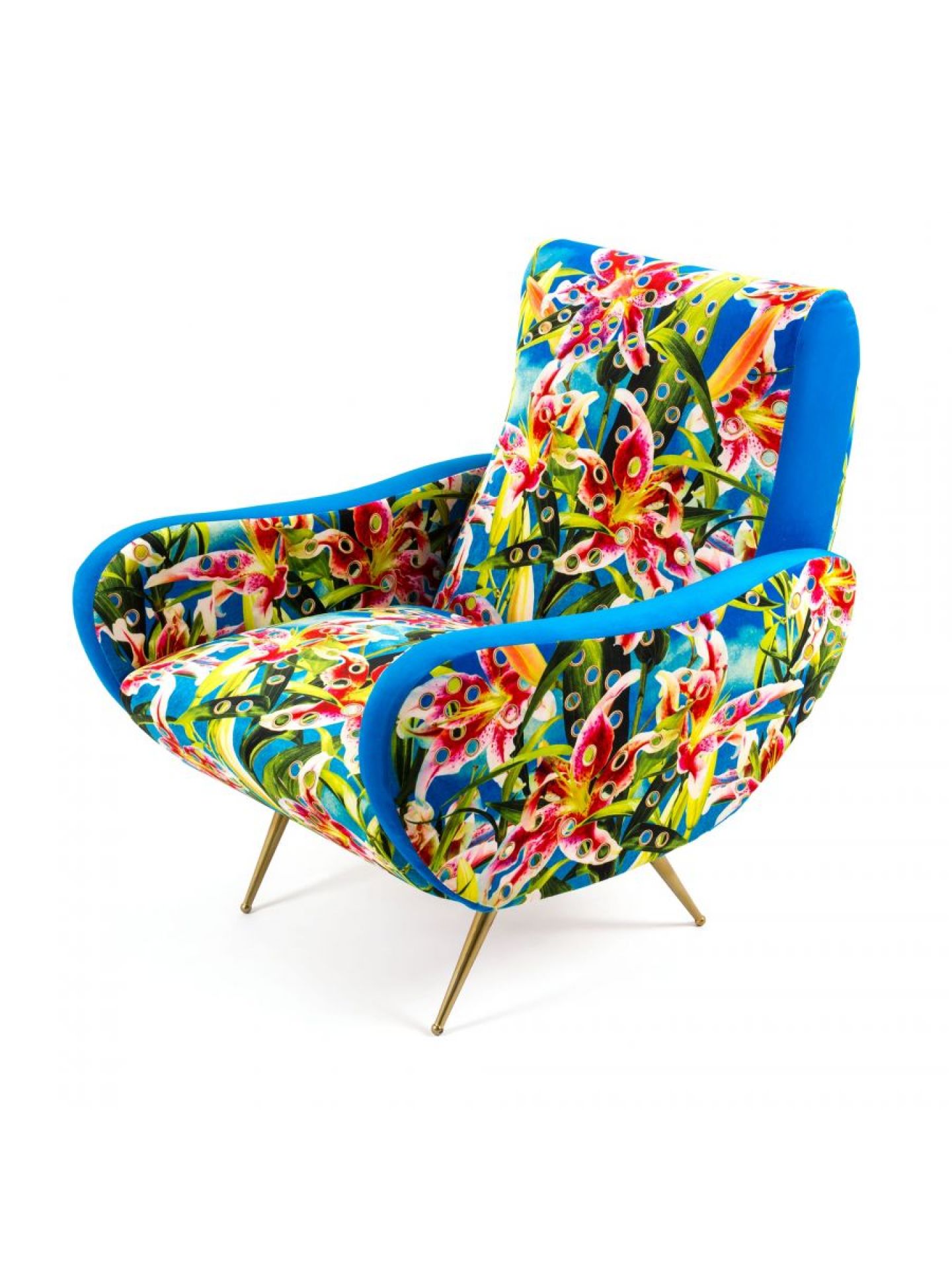 Toiletpaper Sessel Flowers with holes Seletti