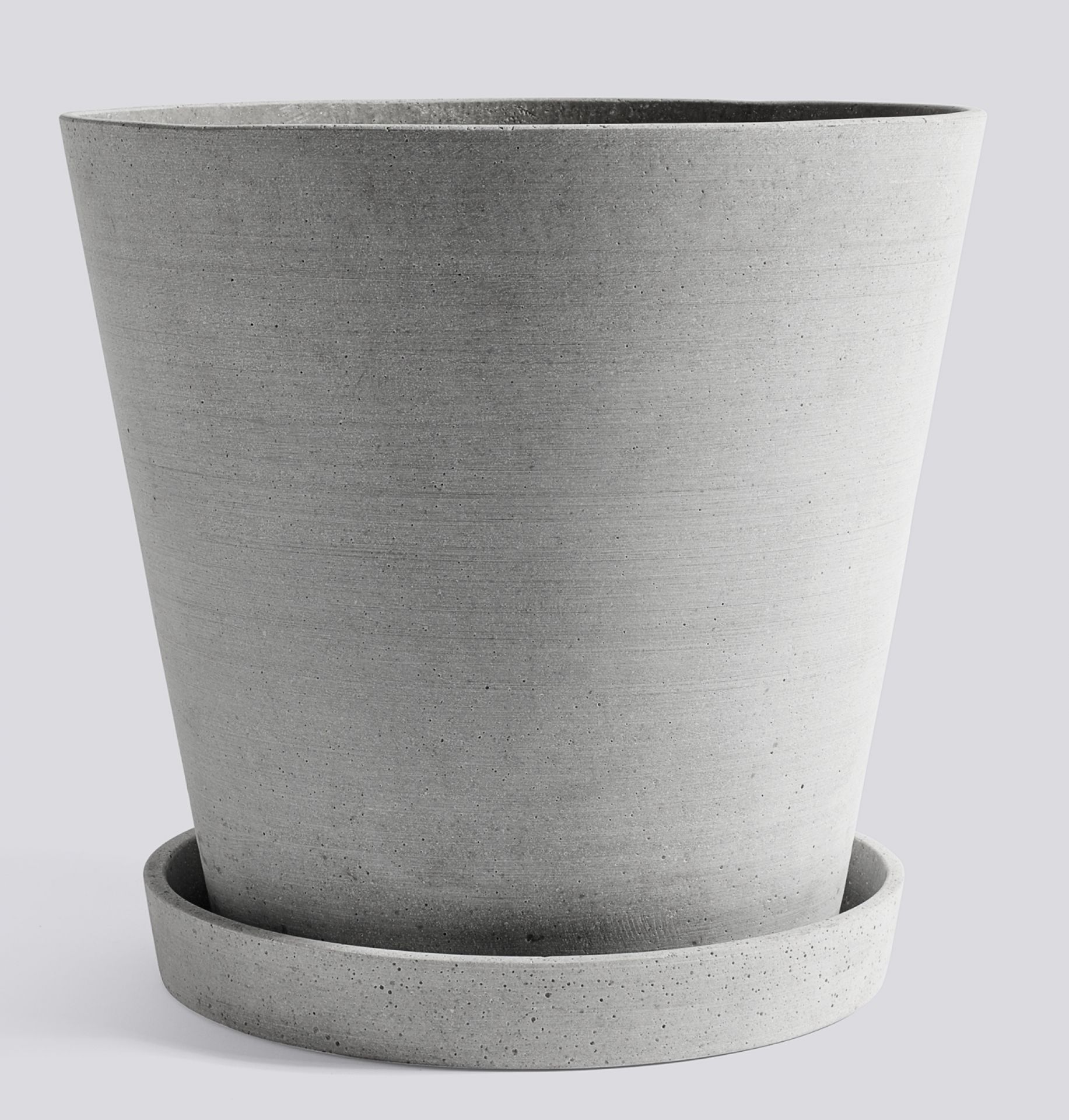 Flowerpot with Saucer XXXL Blumentopf mit Untersetzer Hay