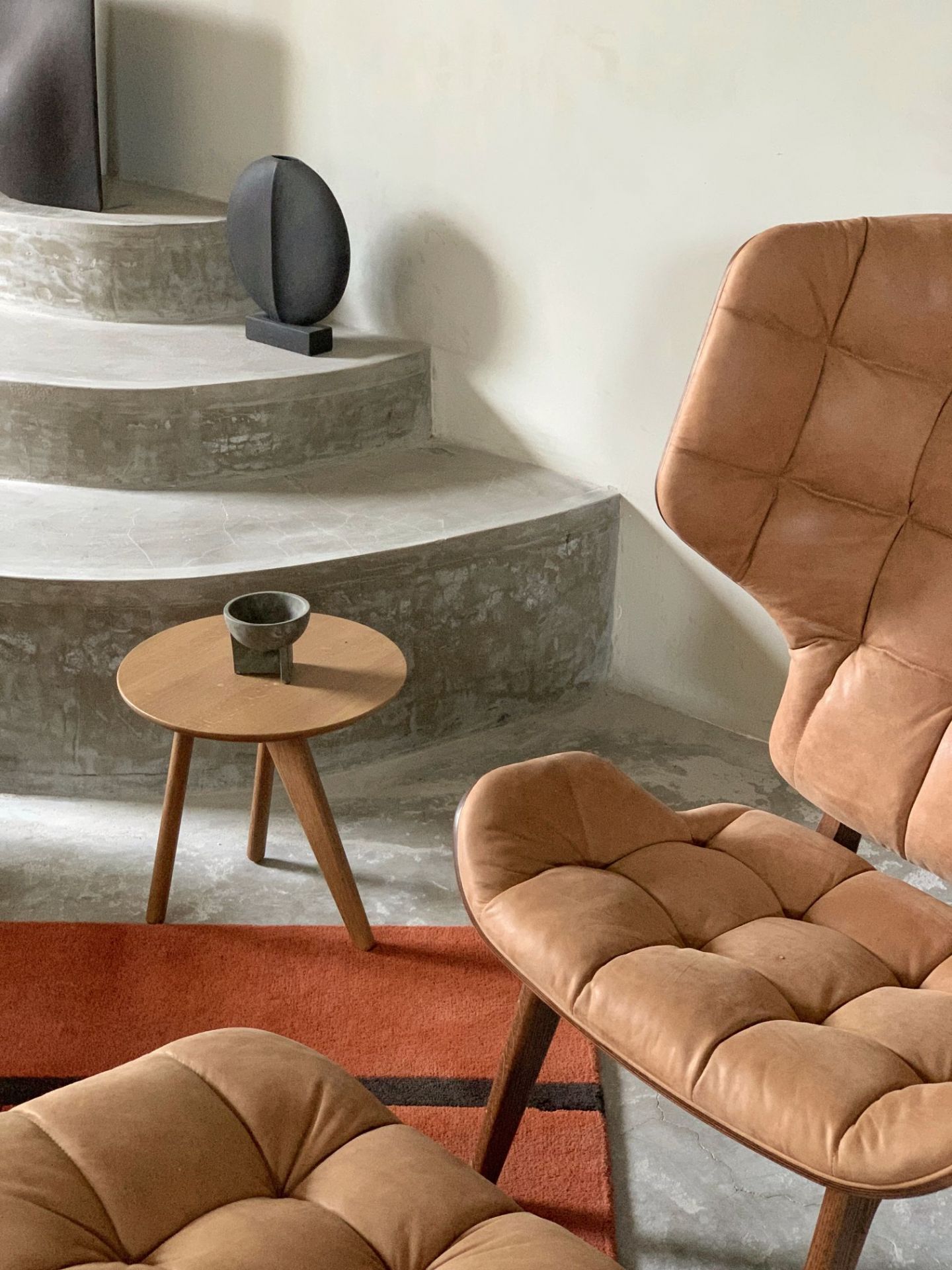 Mammoth Chair Stoffbezug NORR11 | Eiche natur | Barnum Boucle 03 