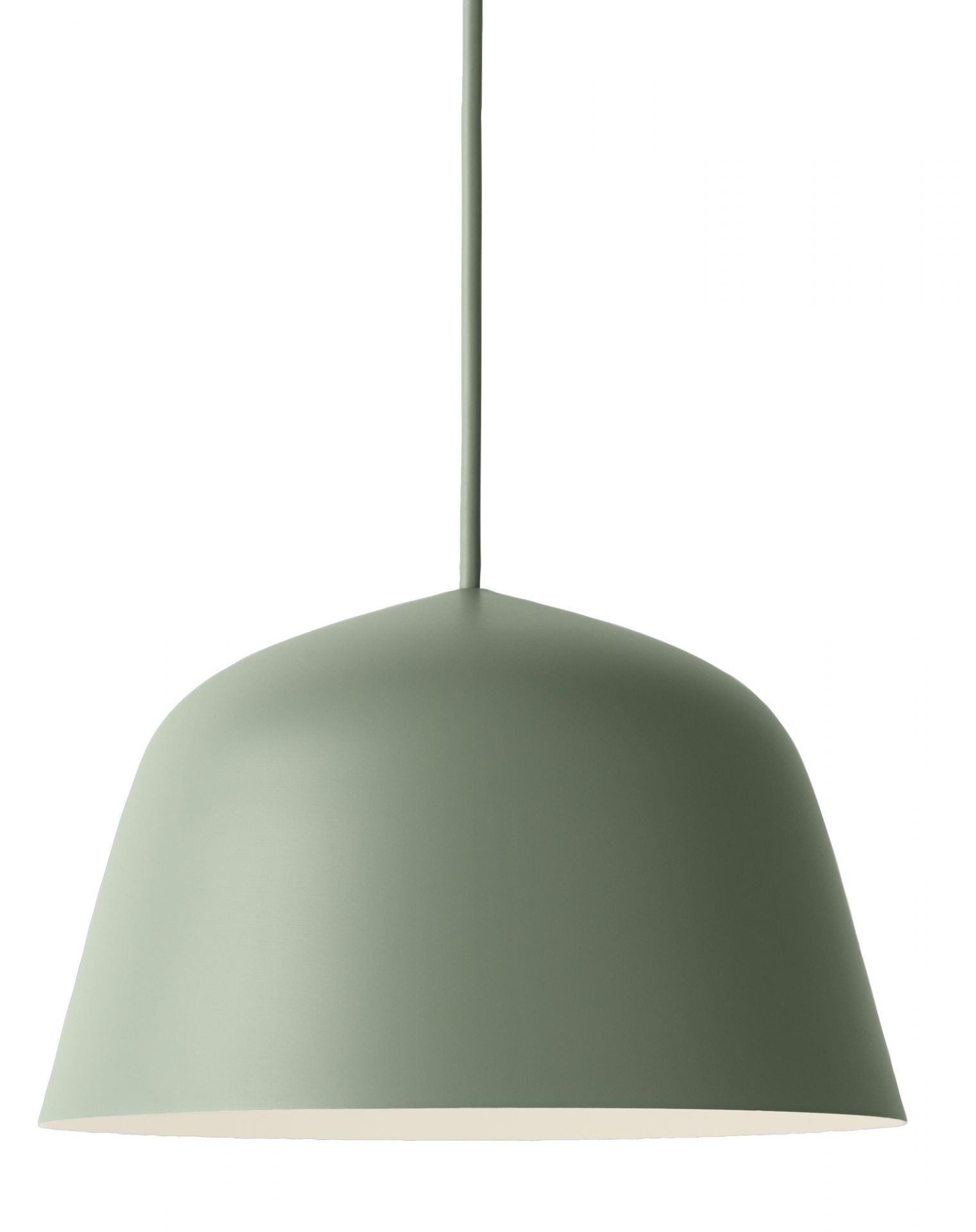 Ambit Pendelleuchte in Staubgrün von Muuto: Moderne Hängelampe für stilvolle Beleuchtung.
