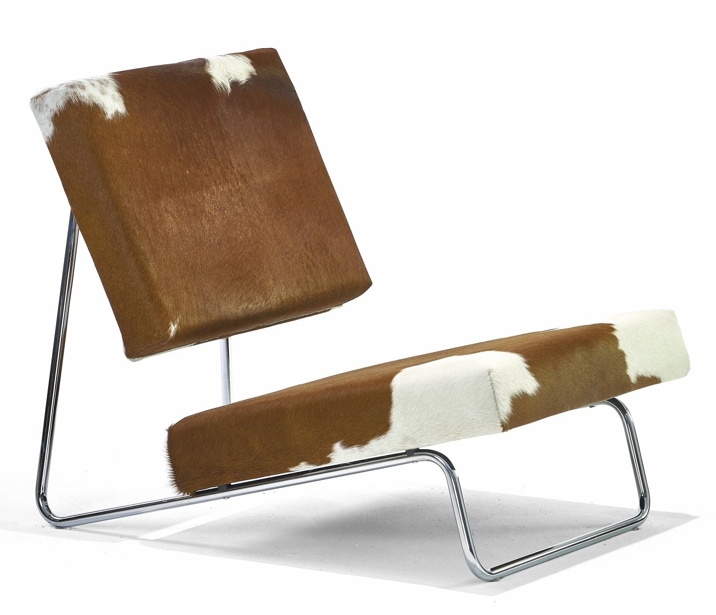 Hirche Lounge Chair Sessel Kuhfell Richard Lampert